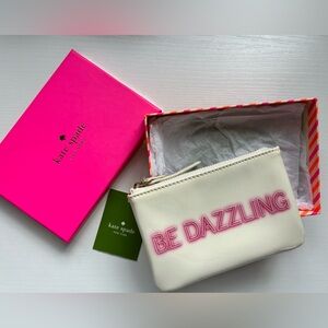 NWT Kate Spade Be Dazzling Coin Purse Keychain Giftable Box Set